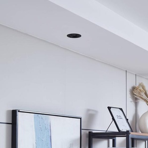 Arcchio Harcos LED-Downlight, schwarz, Ø 8 cm, 4.000K 10017535