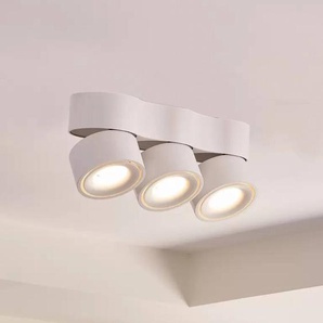 Arcchio LED-Deckenstrahler Rotari, Linsen, 3-flammig, weiß 9928168