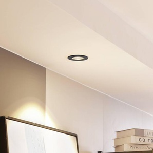Arcchio LED-Downlight Zarik, schwarz, 2.700K 10017436