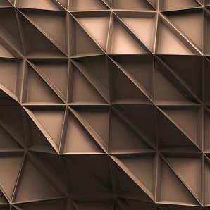 Architects Paper Fototapete 3D Look Brown, (Set, 5 St), Vlies, Wand, Schräge