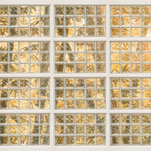 ARCHITECTS PAPER Fototapete Atelier 47 Brick of Glass 1 Tapeten Gr. B/L: 4 m x 2,7 m, bunt (weiß, hellorange, dunkelbraun) Fototapeten