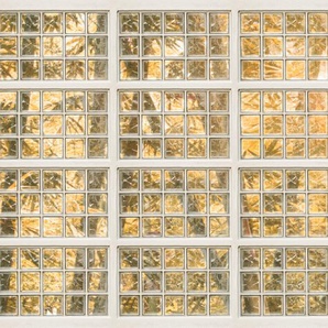ARCHITECTS PAPER Fototapete Atelier 47 Brick of Glass 1 Tapeten Vlies, Wand, Schräge, Decke Gr. B/L: 4 m x 2,7 m, bunt (weiß, hellorange, dunkelbraun) Fototapeten Tapeten