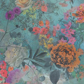 ARCHITECTS PAPER Fototapete Atelier 47 Colour Plants 2 Tapeten Vlies, Wand, Schräge, Decke Gr. B/L: 3 m x 2,5 m, bunt (blau, orange, rot) Fototapeten Blumen Tapeten