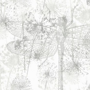 Architects Paper Fototapete Atelier 47 Dragon Fly 2, glatt, floral, (4 St), Vlies, Wand, Schräge, Decke