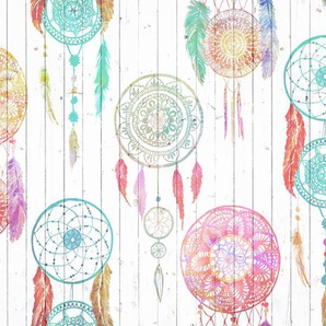 ARCHITECTS PAPER Fototapete Atelier 47 Dreamcatcher Tapeten Vlies, Wand, Schräge, Decke Gr. B/L: 4 m x 2,7 m, bunt (weiß, rosa, grün) Fototapeten Tapeten