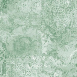 ARCHITECTS PAPER Fototapete Atelier 47 Flourish 3 Tapeten Barock Fototapete 4,00 m x 2,70 m 200 g Vlies Premium Tapete Vintage Gr. B/L: 4 m x 2,7 m, grün (dunkelgrün, hellgrün, weiß) Fototapeten Kunst Tapeten