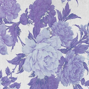 ARCHITECTS PAPER Fototapete Atelier 47 Flowers 1 Tapeten Vlies, Wand, Schräge, Decke Gr. B/L: 4 m x 2,7 m, blau (hellblau, weiß, dunkelblau) Fototapeten Blumen