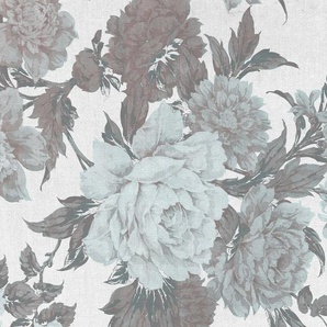 ARCHITECTS PAPER Fototapete Atelier 47 Flowers 1 Tapeten Vlies, Wand, Schräge, Decke Gr. B/L: 4 m x 2,7 m, bunt (dunkelgrün, weiß, hellblau) Fototapeten Blumen Tapeten