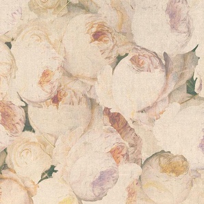 ARCHITECTS PAPER Fototapete Atelier 47 Flowers 1 Tapeten Vlies, Wand, Schräge, Decke Gr. B/L: 4 m x 2,7 m, rosa (rosa, creme, beige) Fototapeten Blumen Tapeten