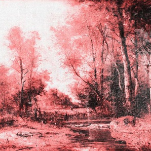 ARCHITECTS PAPER Fototapete Atelier 47 Forest Painting 1 Tapeten Gr. B/L: 4 m x 2,7 m, rosa (creme, hellrosa, pink) Fototapeten