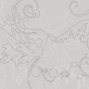 ARCHITECTS PAPER Fototapete Atelier 47 Ornament Art 4 Tapeten Vlies, Wand, Schräge, Decke Gr. B/L: 6 m x 2,7 m, schwarz-weiß (hellgrau, schwarz, weiß) Fototapeten Kunst Tapeten