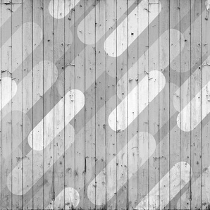 ARCHITECTS PAPER Fototapete Atelier 47 Pill Pattern 2 Tapeten Vlies, Wand, Schräge, Decke Gr. B/L: 4 m x 2,7 m, grau (hellgrau, dunkelgrau, weiß) Fototapeten