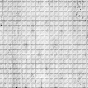 ARCHITECTS PAPER Fototapete Atelier 47 Square Wood 2 Tapeten Vlies, Wand, Schräge, Decke Gr. B/L: 4 m x 2,7 m, schwarz (hellgrau, schwarz) Fototapeten