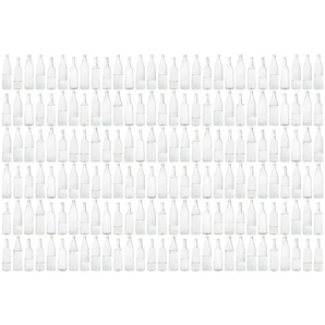 ARCHITECTS PAPER Fototapete Bottles Tapeten Gr. B/L: 4 m x 2,7 m, grau (grau, weiß) Fototapeten
