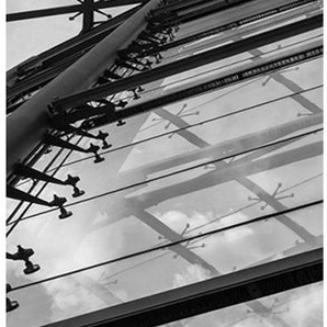 ARCHITECTS PAPER Fototapete Constuction Tapeten Modern Tapete Natur Gr. B/L: 1 m x 2,8 m, grau (grau, schwarz) Fototapeten Stadt Tapeten