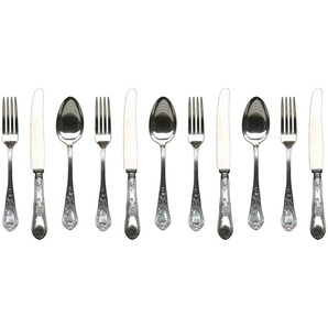ARCHITECTS PAPER Fototapete Cutlery Tapeten Vlies, Wand, Schräge Gr. B/L: 5 m x 2,5 m, grau (grau, silber, weiß) Fototapeten Tapeten