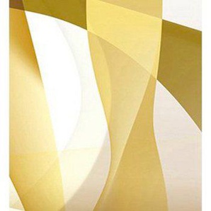 Architects Paper Fototapete Duocolour, (1 St), Fototapete Gold Weiß Grafik Tapete Panel 1,00m x 2,80m