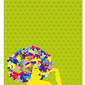 Architects Paper Fototapete Funky Vibes Green, (1 St), Grafik Tapete Retro Fototapete Panel 1,00m x 2,80m