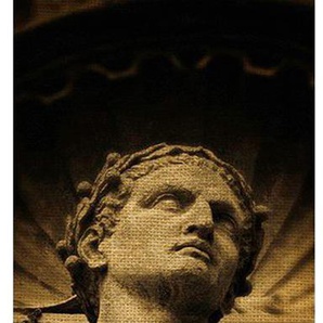ARCHITECTS PAPER Fototapete Julius Cäsar Tapeten Statue Tapete Klassisch Panel 1,00m x 2,80m Gr. B/L: 1 m x 2,8 m, braun (braun, schwarz) Fototapeten Kunst Tapeten