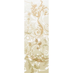 Architects Paper Fototapete Ornamentel Elegance, (1 St), Grafik Tapete Barock Beige Gold Weiß Panel 1,00m x 2,80m
