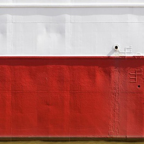 ARCHITECTS PAPER Fototapete Sailer Red Tapeten Vlies, Wand, Schräge Gr. B/L: 5 m x 2,5 m, rot (rot, weiß) Fototapeten Tapeten