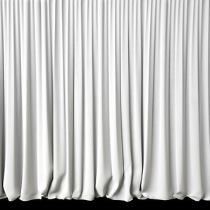 ARCHITECTS PAPER Fototapete White Curtain Tapeten Vlies, Wand, Schräge Gr. B/L: 6 m x 2,5 m, bunt (grau, schwarz, silber) Fototapeten 3D