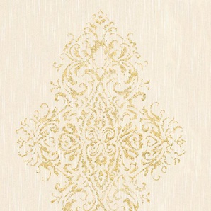 Architects Paper Textiltapete Luxury wallpaper, leicht strukturiert, Barock, gemustert, ornamental, Textil Tapete Barock Metallic Effekt Tapeten Wohnzimmer Schlafzimmer