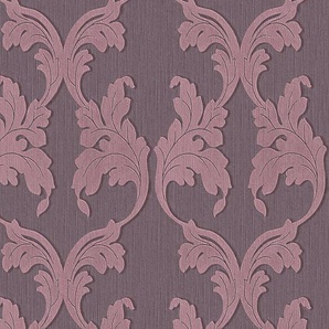 Architects Paper Textiltapete Tessuto, samtig, Barock, floral, gemustert, Tapete Barock Tapeten Wohnzimmer Schlafzimmer Küche modern Flur Design