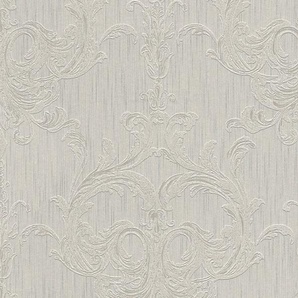 Architects Paper Textiltapete Tessuto, samtig, Barock, gemustert, ornamental, Tapete Streifen Tapeten Wohnzimmer Schlafzimmer Küche modern Design