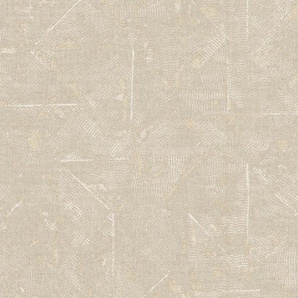 Architects Paper Vliestapete Absolutely Chic, leicht strukturiert, Motiv, Strukturmuster, gemustert, (1 St), Struktur Tapete Design Grafik Vliestapete Metallic Tapeten Wohnzimmer