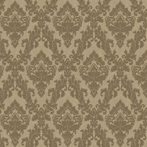 ARCHITECTS PAPER Vliestapete Castello Tapeten Ornament Tapete Barock Gr. B/L: 0,52 m x 10,05 m, Rollen: 1 St., braun (braun, hellbraun) Barock-Tapeten Tapeten