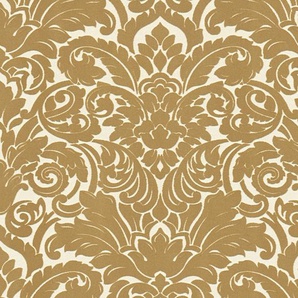 ARCHITECTS PAPER Vliestapete Castello Tapeten Ornament Tapete Barock Gr. B/L: 0,52 m x 10,05 m, Rollen: 1 St., braun (cappuccino, creme) Barock-Tapeten Tapeten