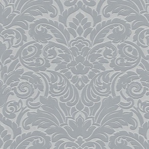 ARCHITECTS PAPER Vliestapete Castello Tapeten Ornament Tapete Barock Gr. B/L: 0,52 m x 10,05 m, Rollen: 1 St., grau Barock-Tapeten Tapeten