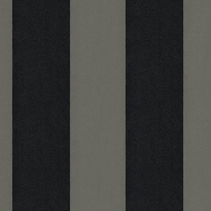 ARCHITECTS PAPER Vliestapete Castello Tapeten Ornament Tapete Streifen Gr. B/L: 0,52 m x 10,05 m, Rollen: 1 St., schwarz (schwarz, dunkelgrau) Vliestapeten