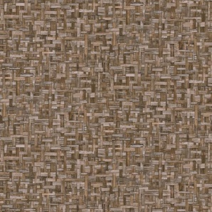 Architects Paper Vliestapete Jungle Chic, glatt, Flechtoptik, Tapete Holzoptik
