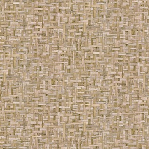 Architects Paper Vliestapete Jungle Chic, glatt, Flechtoptik, Tapete Holzoptik