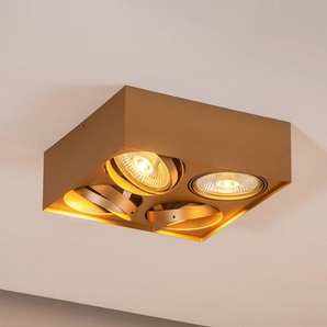Argon Deckenstrahler Riesta, gold, vierflammig L 1836