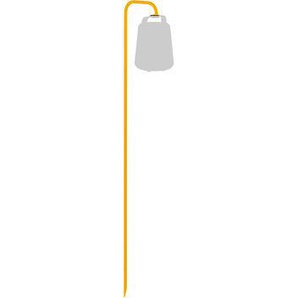 Armlehne  metall gelb / Steckfuß für Balad-Lampen - H 159 cm - Fermob -