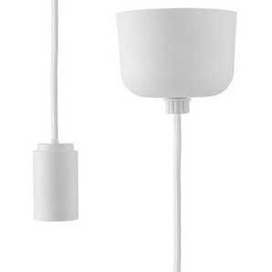 Armlehne  textil weiß / Elektroset für Lampenschirme der Reihe Puff - Normann Copenhagen - Weiß