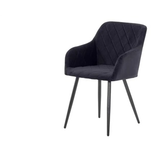 Armlehnenstuhl Shila ¦ schwarz ¦ Maße (cm): B: 47 H: 84