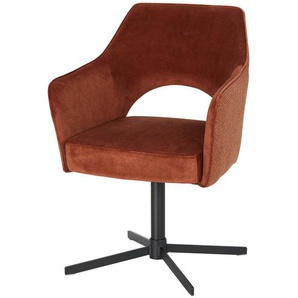 Armlehnstuhl drehbar Albert ¦ rot ¦ Maße (cm): B: 62 H: 85 T: 60.0