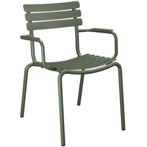Armlehnstuhl Alua Houe olivgrün, Designer Henrik Pedersen, 82x63x59 cm