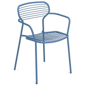 Armlehnstuhl Apero Emu Group blau, Designer Martin Drechsel, 78x55.5x52 cm