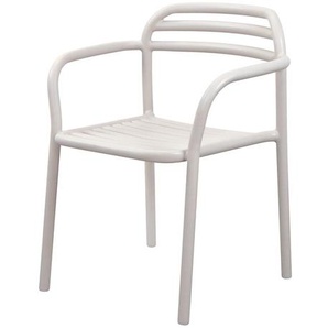 Armlehnstuhl Bliss Cane-line Aluminium sand grau, Designer Johannes Foersom & Peter Hiort-Lorenzen, 77x59x56 cm