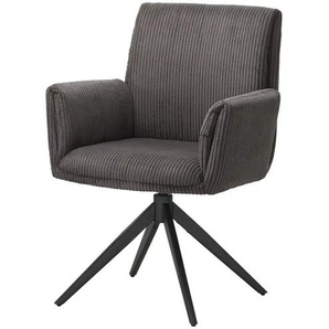 Armlehnstuhl  David ¦ grau ¦ Maße (cm): B: 63 H: 90 T: 65.0