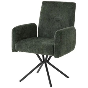 Armlehnstuhl extra belastbar Talos ¦ grün ¦ Maße (cm): B: 67 H: 91 T: 66.0