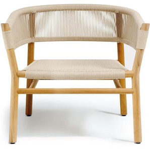 Sessel Kilt Ethimo Gestell Teak braun, Designer Marcello Ziliani, 66.5x76x72 cm