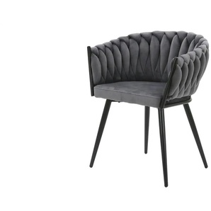 Armlehnstuhl - Materialmix - 61,5 cm - 75 cm - cm 55,5 | Möbel Kraft