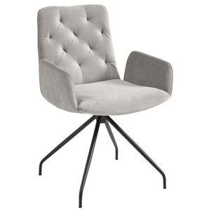 Armlehnstuhl Sixty Chair, silver