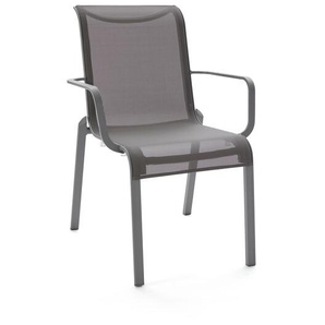 Armlehnstuhl Sling Bezug grau, 88.5x60x66 cm